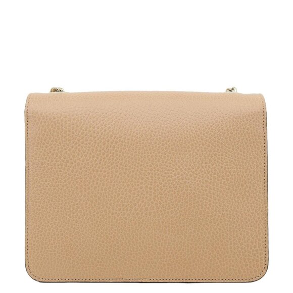 Gucci  Interlocking GG Small Dollar Calfskin Leather Crossbody Bag Beige - Picture 4 of 16